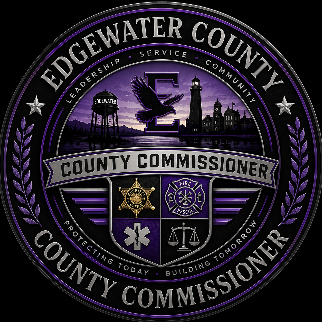 Edgewater County seal